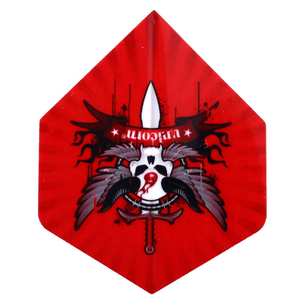 24 sets 72pcs 2D Cool Bling Dart Flights Darts Tail Wing Outdoor Sports