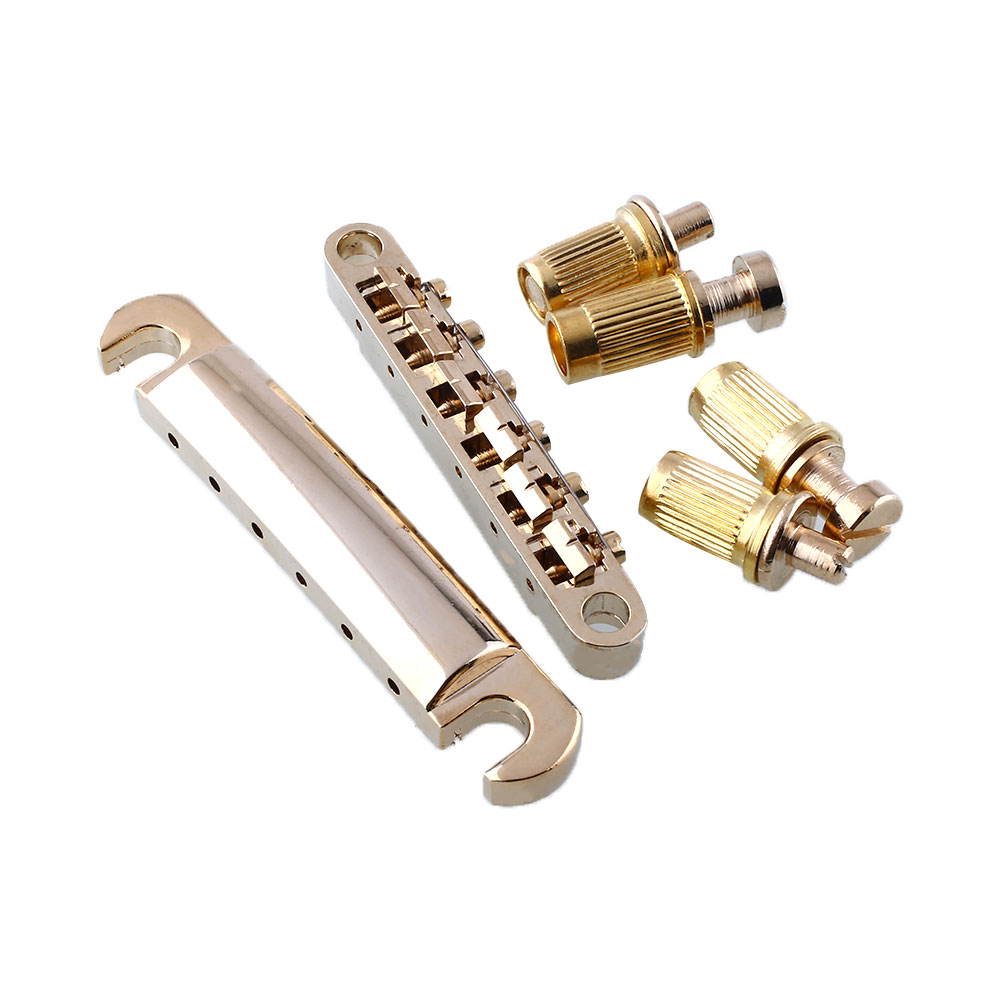 Gold TuneOMatic Bridge Tailpiece Stop Bar Set For Gibson LP Paul