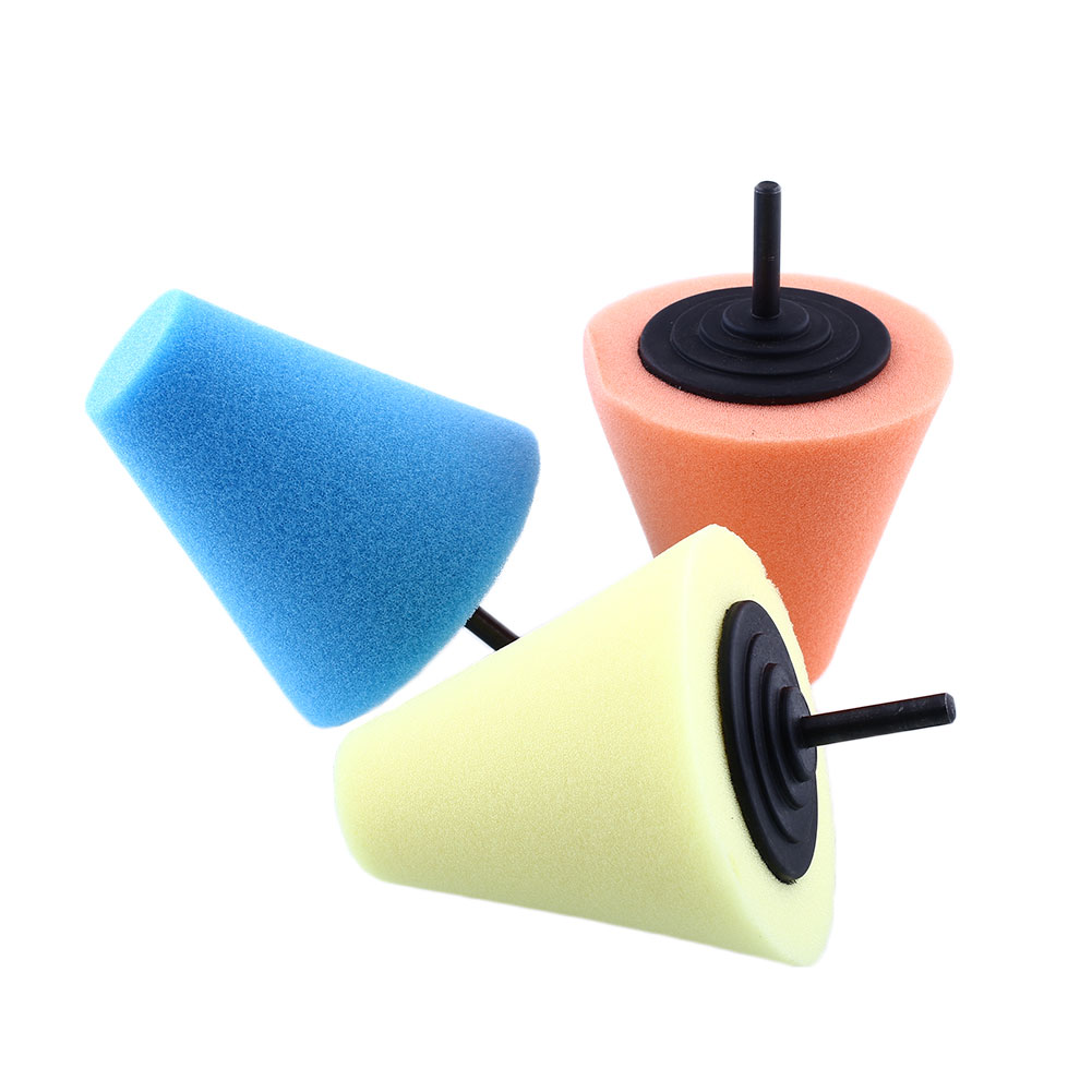 Burnishing Buffing Polishing Cone Sponge Foam Pad Car Wheel Hub Colorful eBay