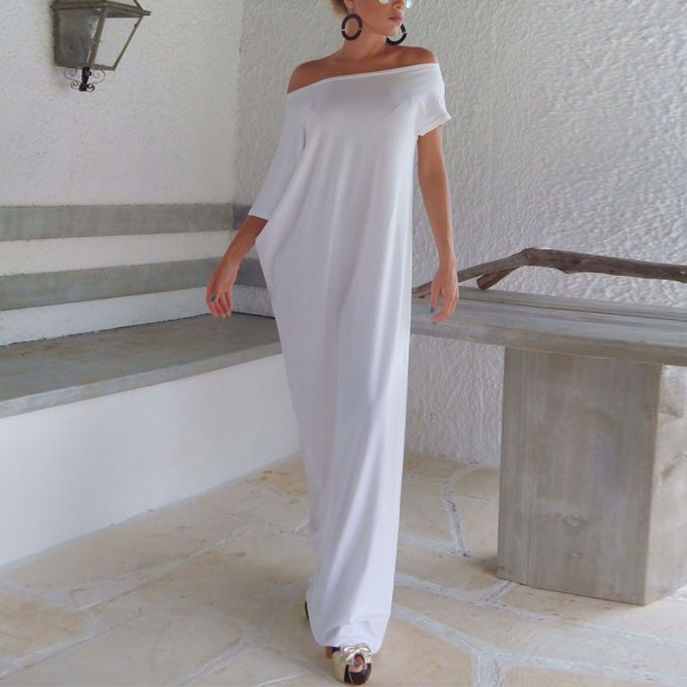 Women Lady Boho Beach Cocktail Evening Party Long Maxi Sundress Dress