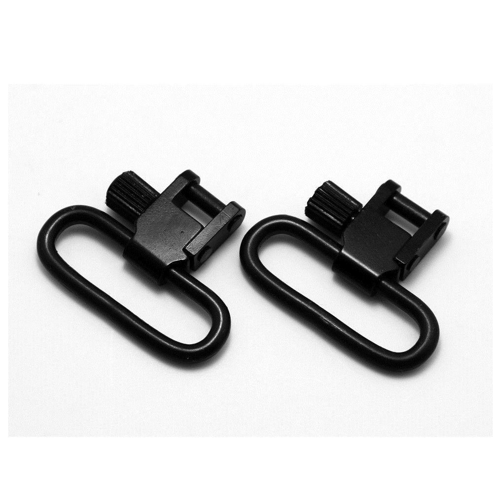 2pcs QD Quick Detach Sling Swivels Studs Gun Rifle Stainless Still