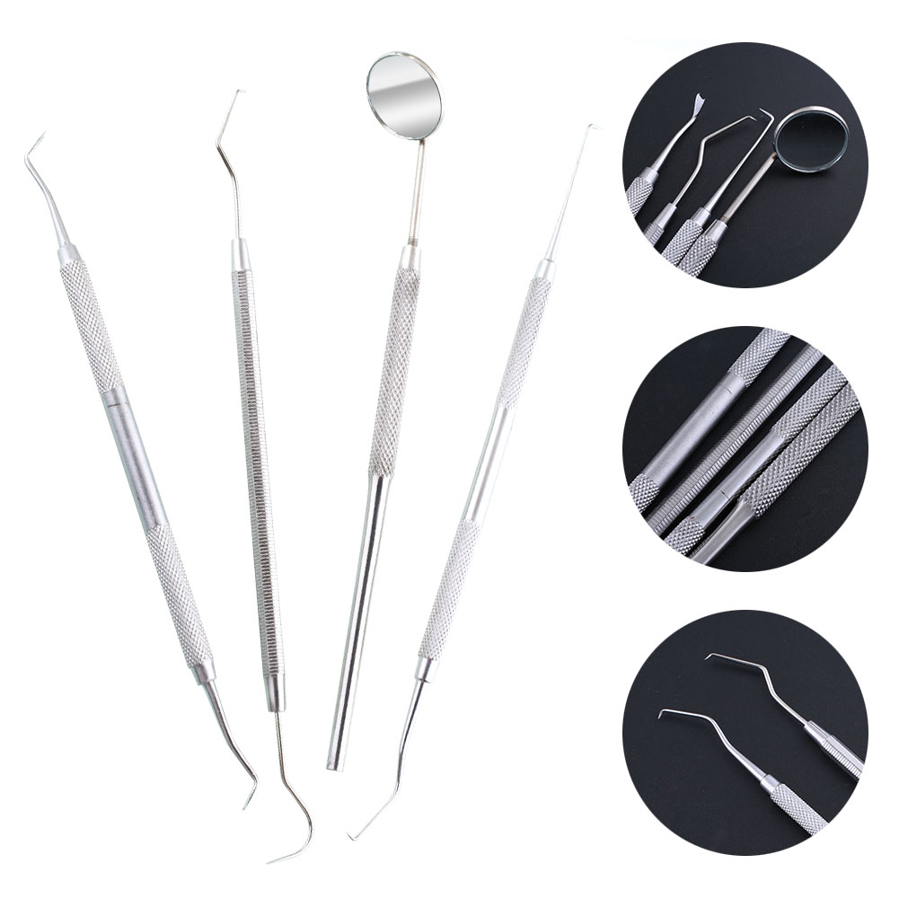 Professional Stainless Steel Dental Inspection Picks Mirror Tools