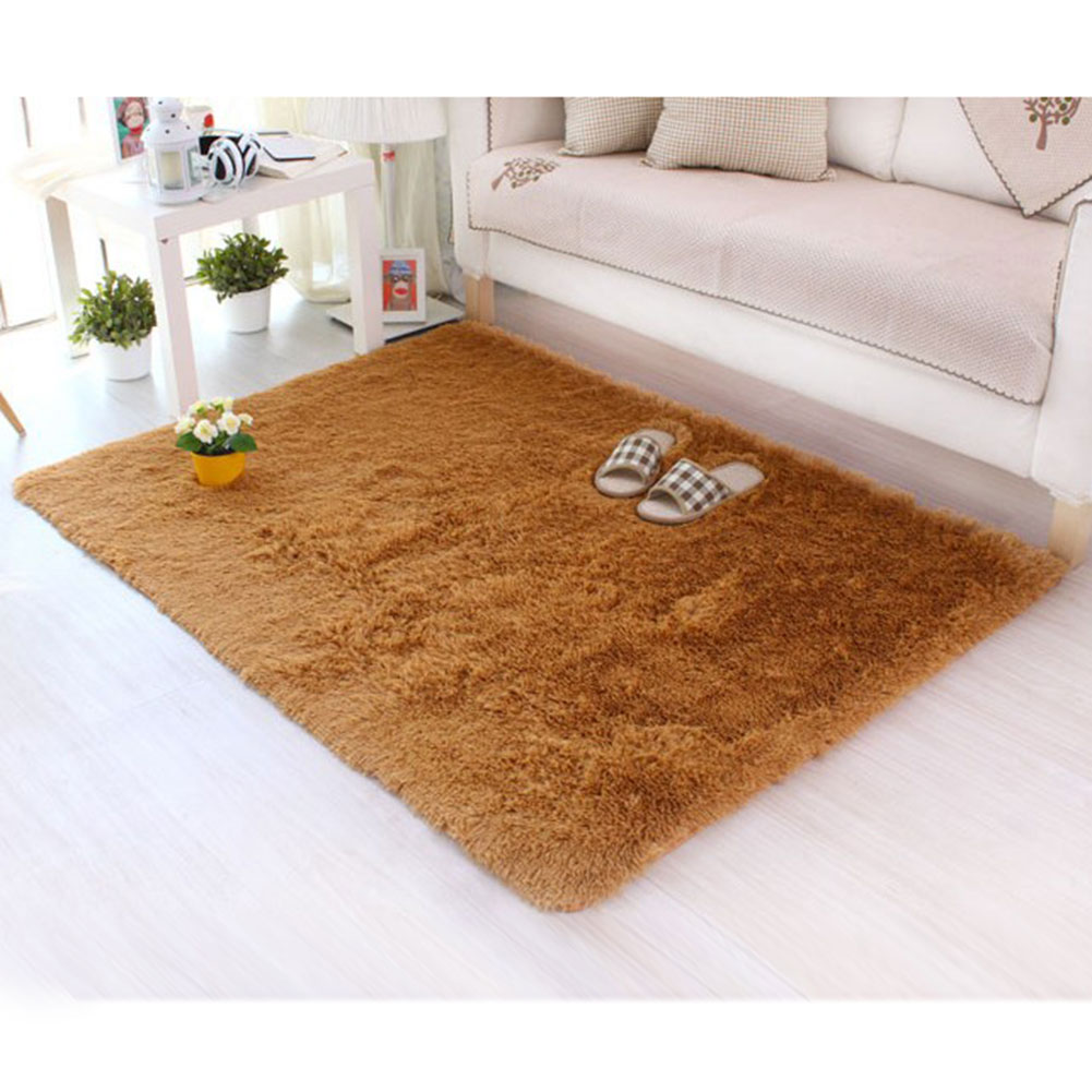 AntiSkid Fluffy Shaggy Area Rug Carpet Comfy Absorbent Floor Mat