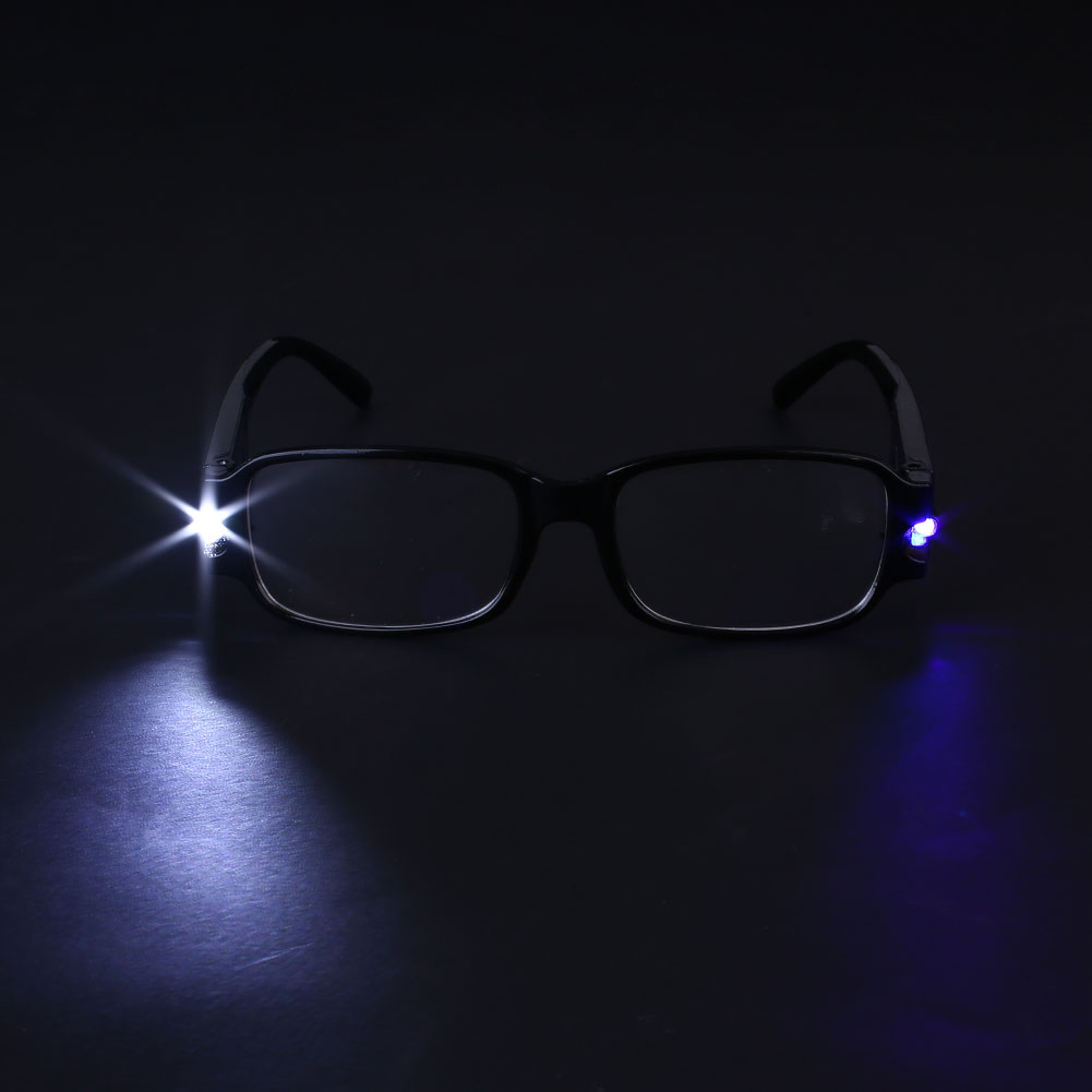 Rimmed Reading Eye Eyeglasses Bedroom Spectacal With LED Light Portable