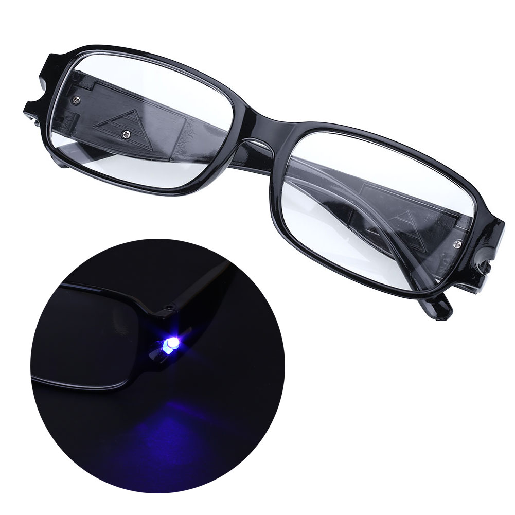 Rimmed Reading Eye Eyeglasses Bedroom Spectacal With LED Light Portable