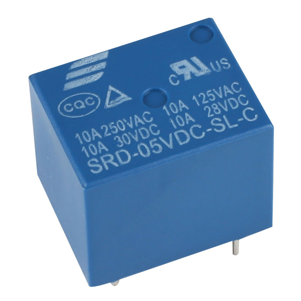 10pcs SRD05VDCSLC PCB SONGLE DC 5V Mini Power Relay 5 Pin SRD5VDC