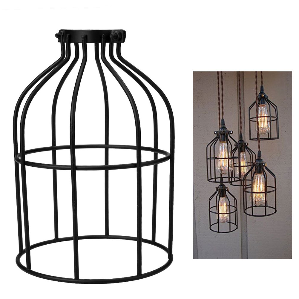 1ee7 Metal Lamp Guard For Pendant String Light Holder Wire Iron 1ee7 Metal Lamp Guard For Pendant String Light