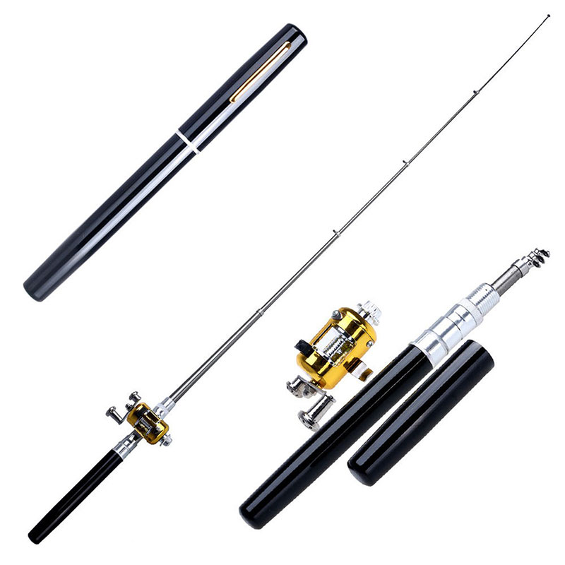 mini portable pocket fish pen shape aluminum alloy fishing rod with reel ebay mini portable pocket fish pen shape aluminum alloy fishing rod with reel ebay