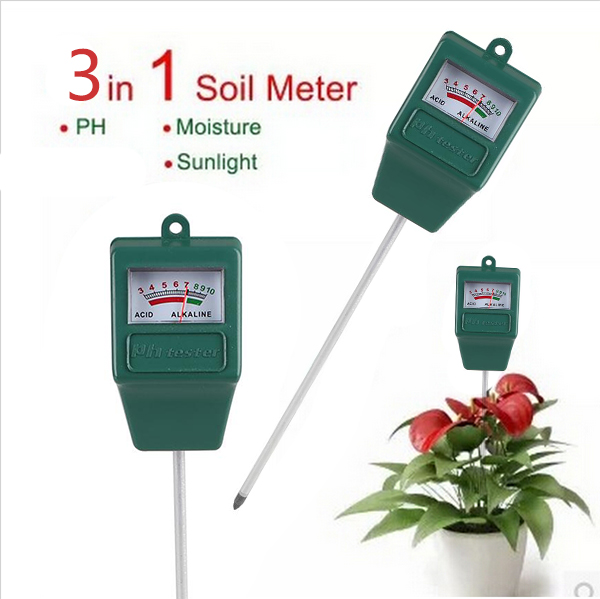 PH Analized Soil Water Moisture Light Meter Detector Plant Flower HOT