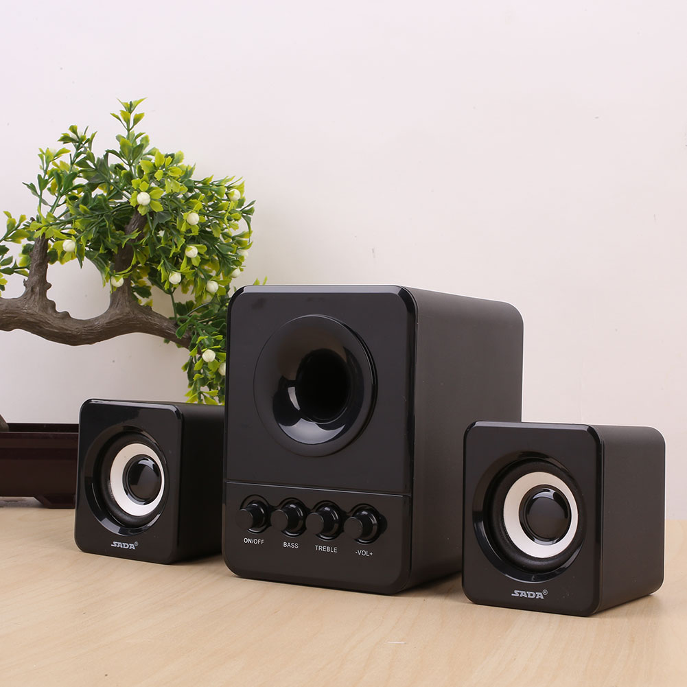 Multimedia Computer PC Laptop Speakers 2.1 Bass Loud Speaker with