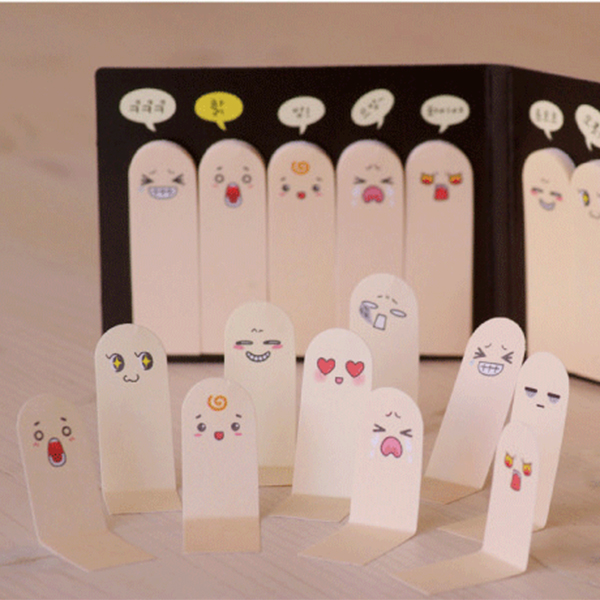 cute ten fingers sticker post-it bookmark flags sticky notes