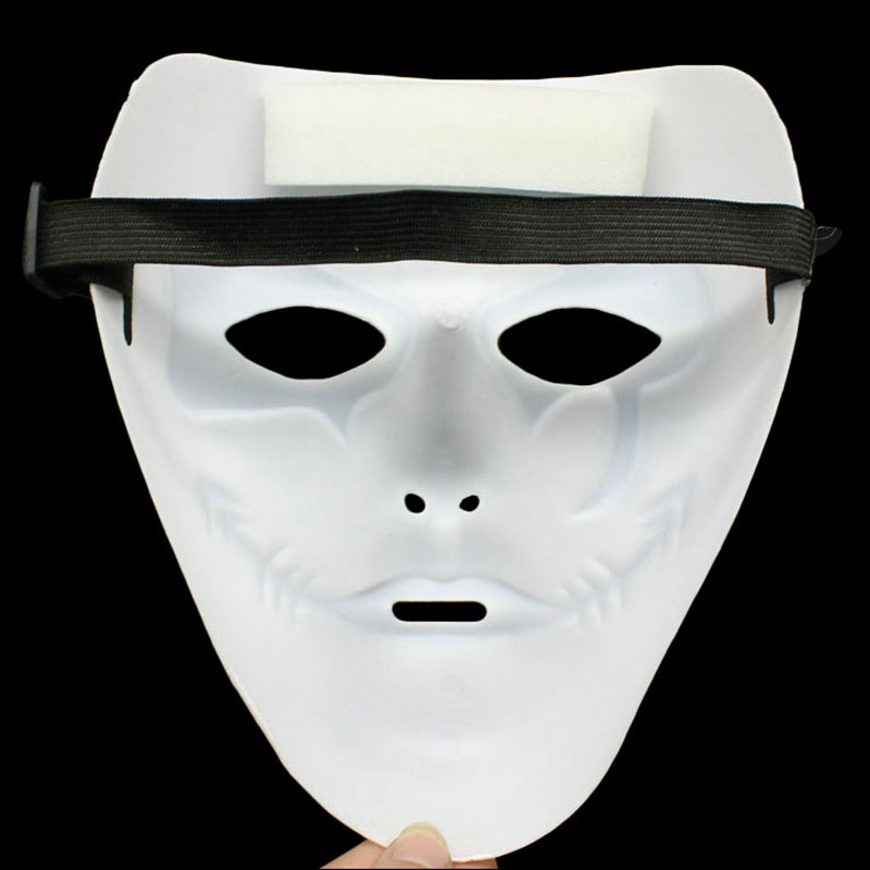 Day Of The Dead Full Face Mask White Halloween Fancy Dress Mask
