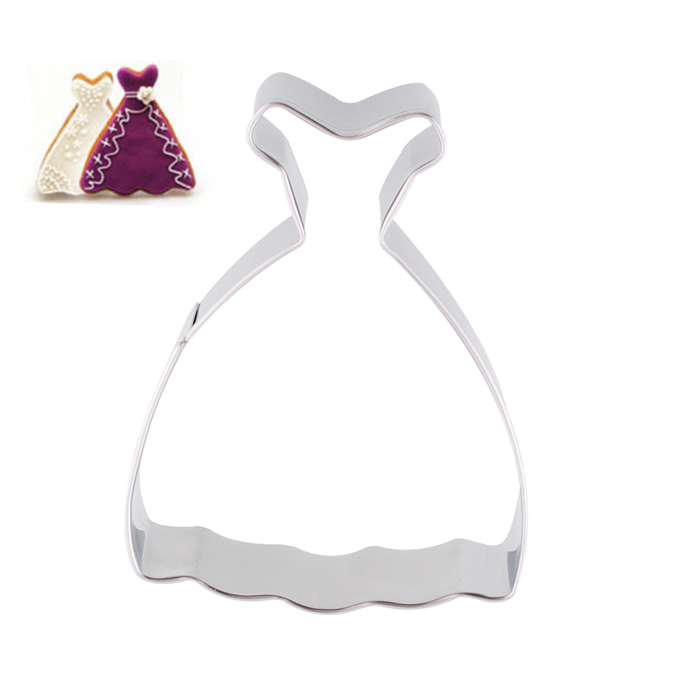 New Wedding Dress Princess Cookies Cake Cutter Mold Biscuit Mould Cookies Cake Cutter Mold Biscuit Mould