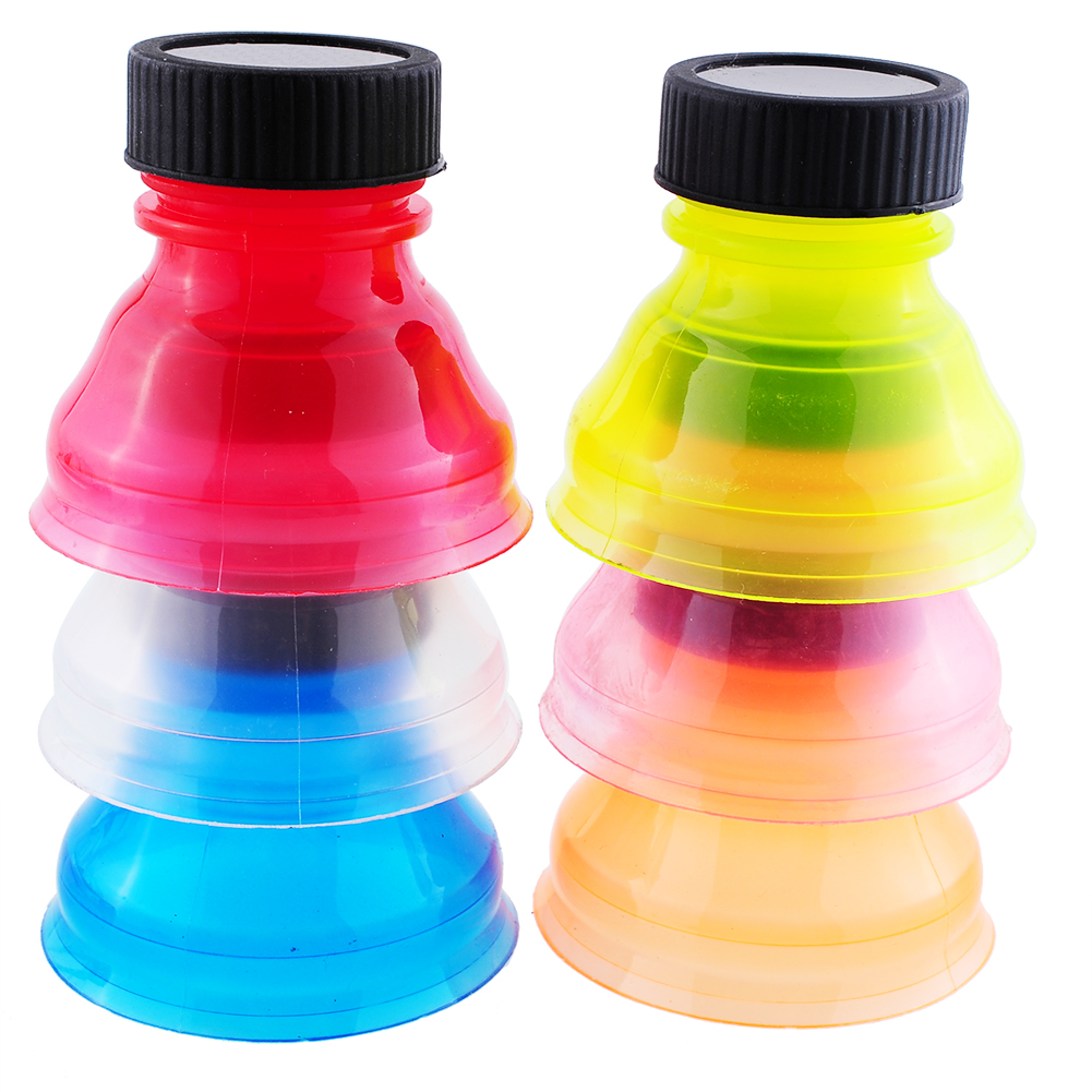 A11E 6PC Tops Snap On Pop Soda Can Bottle Caps For Cool Fizz Coke Drink