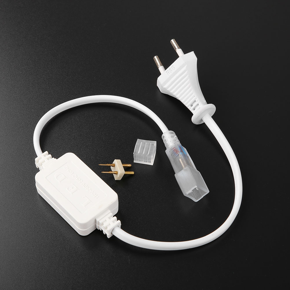 A2AD DC 220V Special EU Plug For 5050 Strip Light LED Strip Accessory Adapter eBay