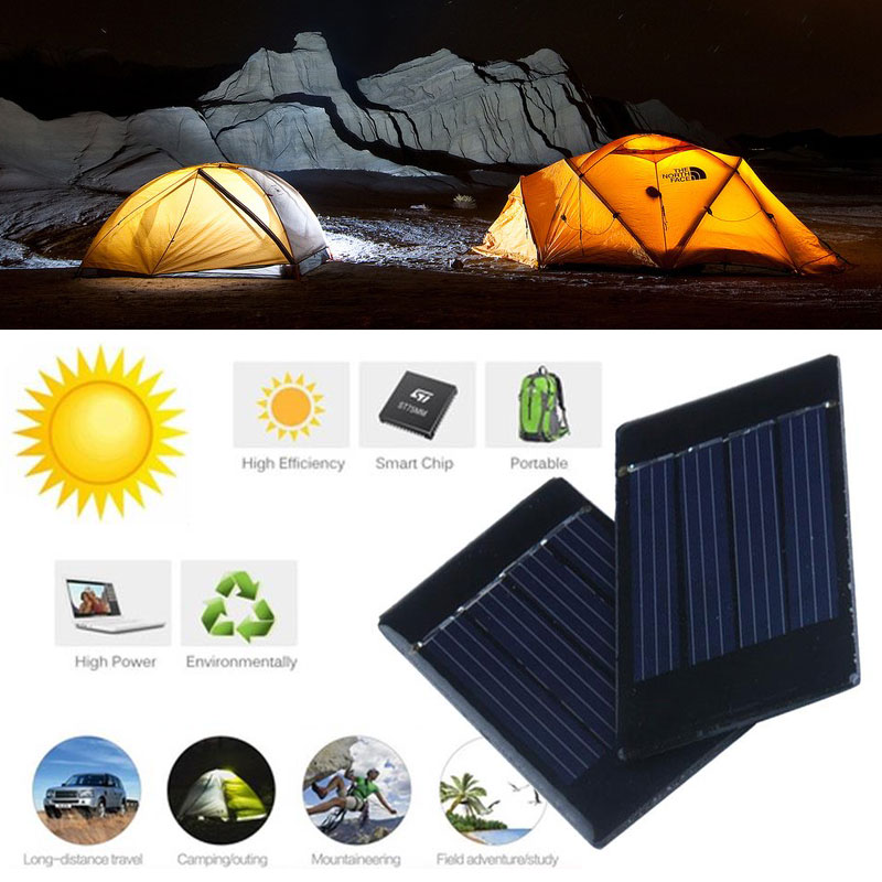 1895 DIY 2V 50mA Solar Panel for Cell Phone Charger Cellphone Powered