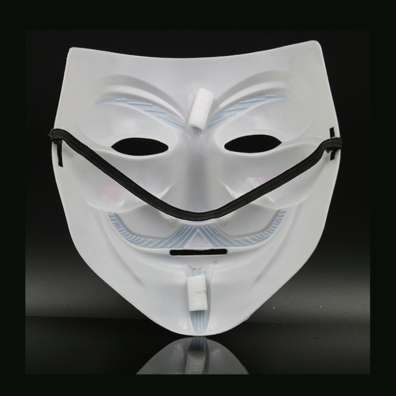 Creative Gold/Silver V for Vendetta Guy Fawkes Mask Anonymous Halloween