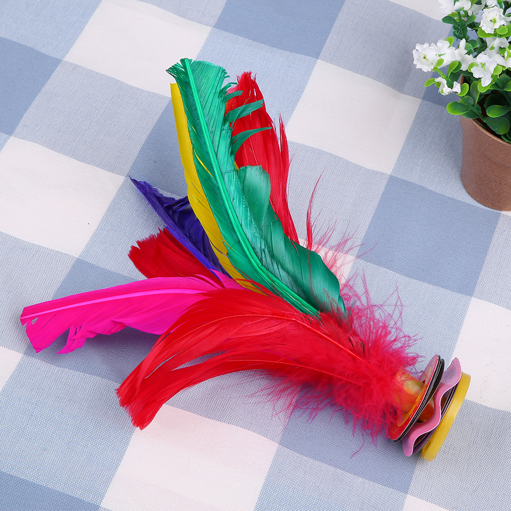 feather chinese jianzi foot sports game kick shuttlecock indoor