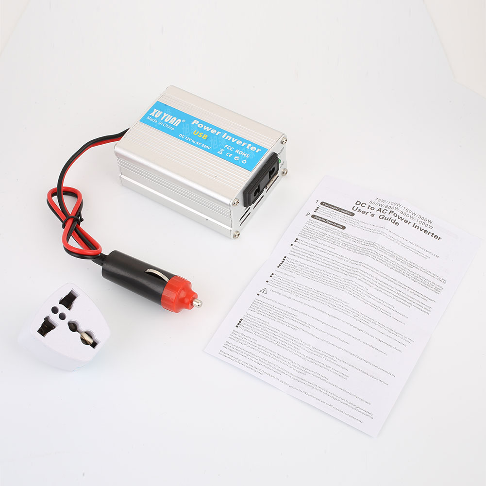 BIGSALE 1000W 12V DC To 110V//220V AC 50//60Hz Car Power Inverter Aluminium Alloy