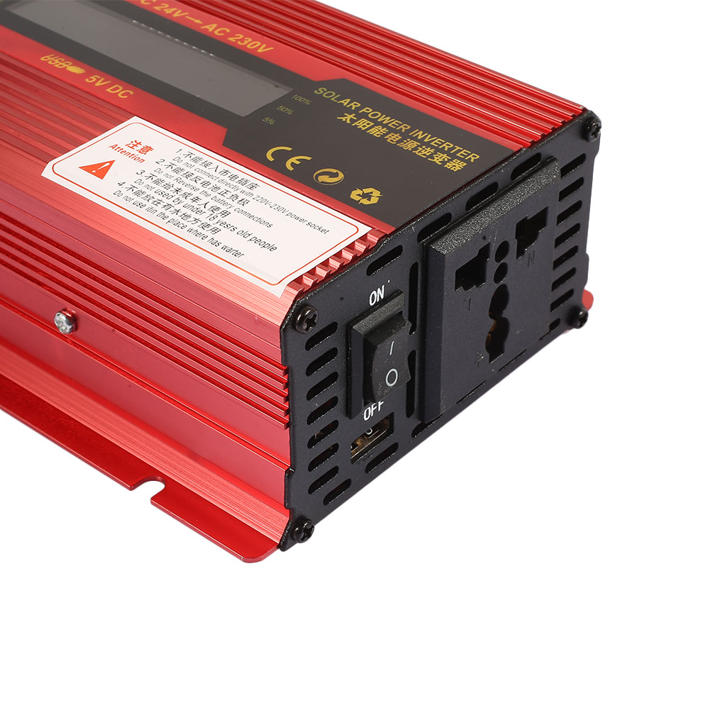 3000W Car LED Power Inverter WATT DC 12V/24V to AC 110