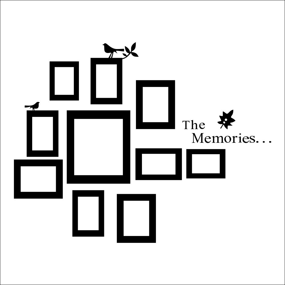 ツmaruoxuan 70 120cm Picture Photo Frame Wall Stickers Living Kids Lab Romantic Photo Frame Wall Decals Buy Romantic Photo Frame
