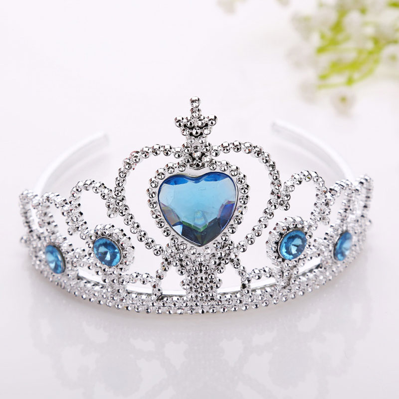 Girls Kids Cosplay Crystal Crown Princess Costume Magic elsa Frozen