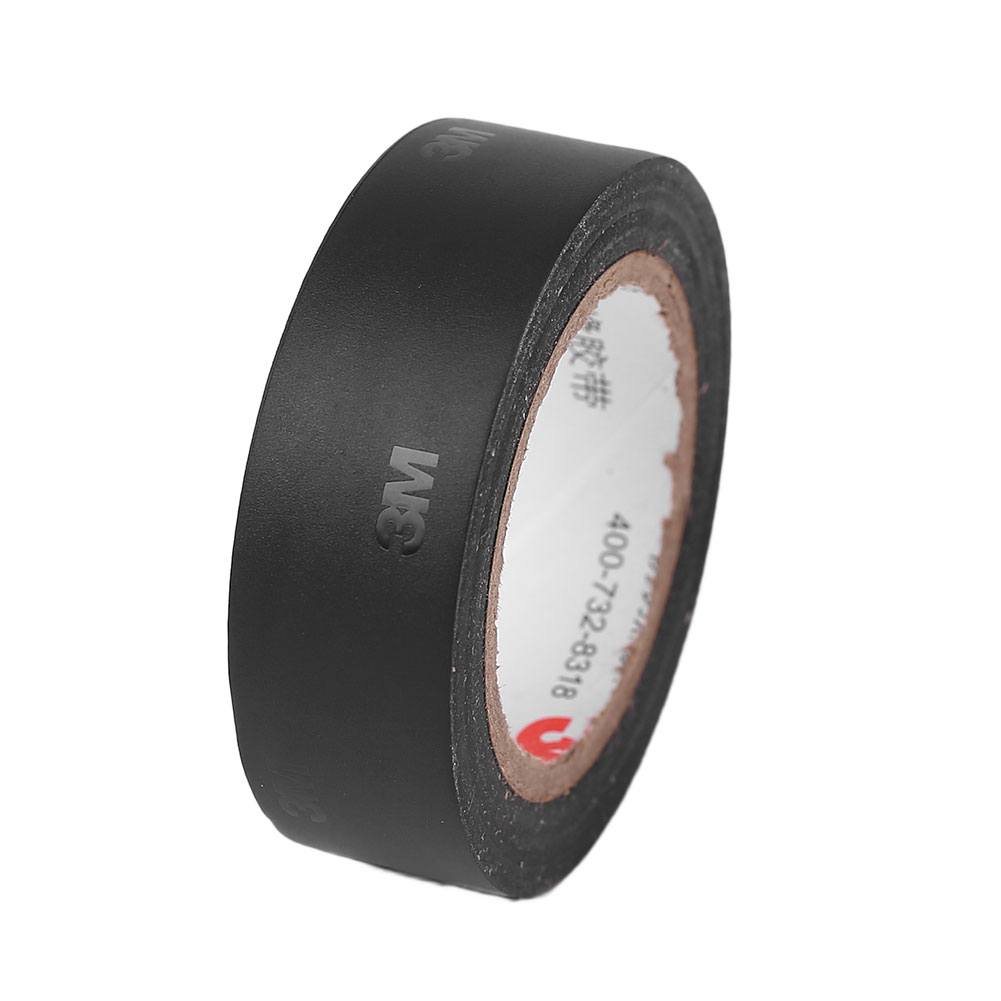 Good Quality 6Pcs Black 3M 1500 Vinyl Electrical Tape Insulation Adhesive Tape