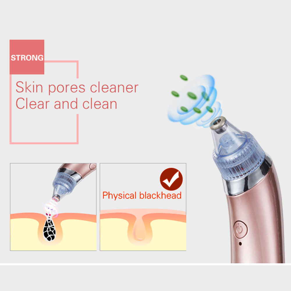 Blackhead Acne Vacuum Suction Removal Machine Pore OilControl Clean