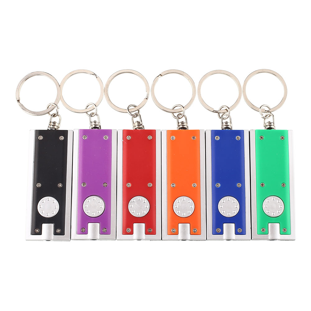 DD49 EEFA A274 Mini Portable LED Flashlight Keyring Key Chain Torch Light Lamp