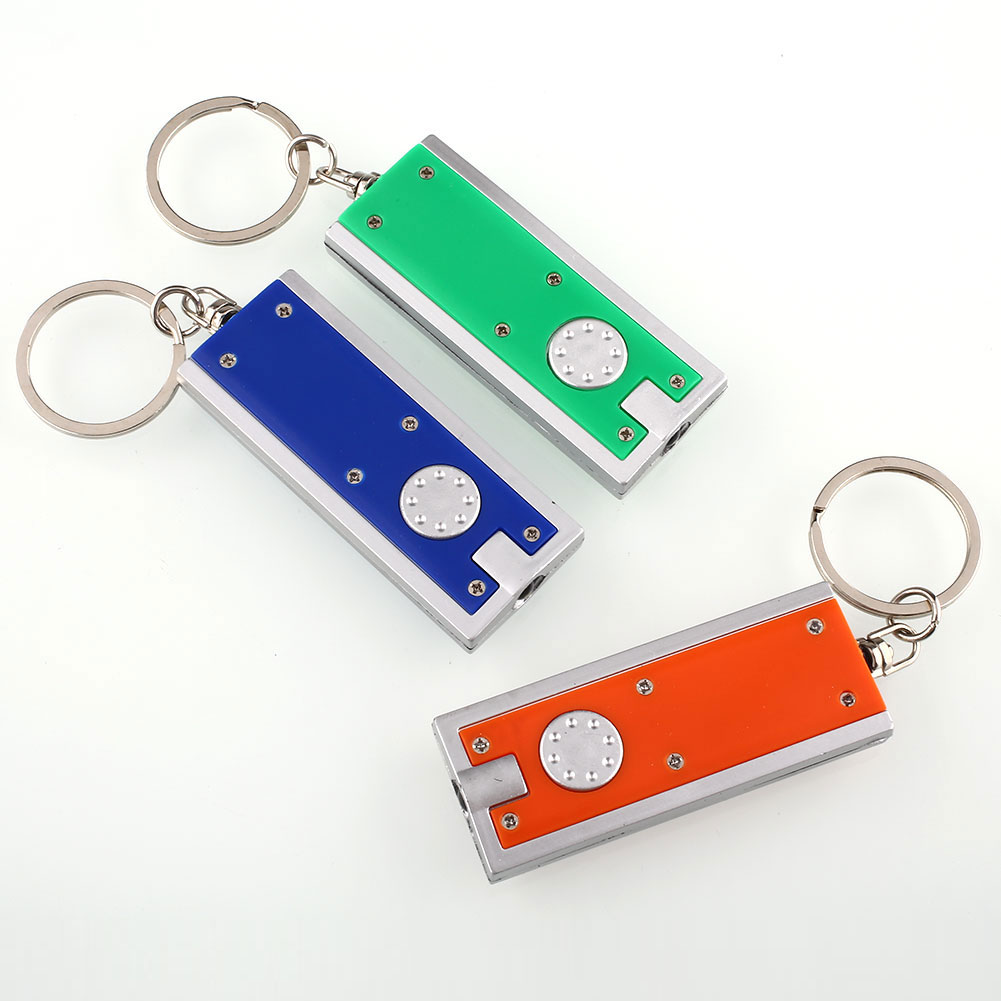 DD49 EEFA A274 Mini Portable LED Flashlight Keyring Key Chain Torch Light Lamp