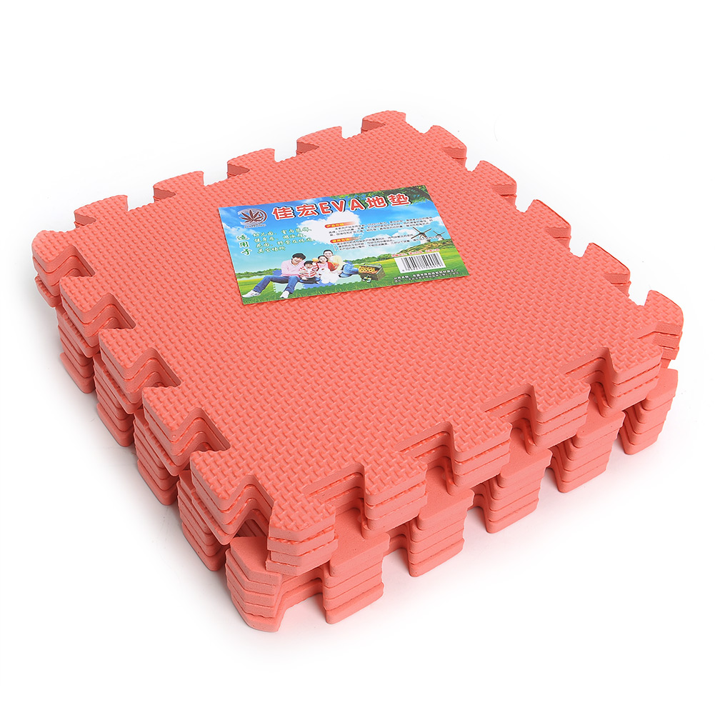 9pcs Interlocking Waterproof Eva Soft Foam Exercise Floor Mat Mats