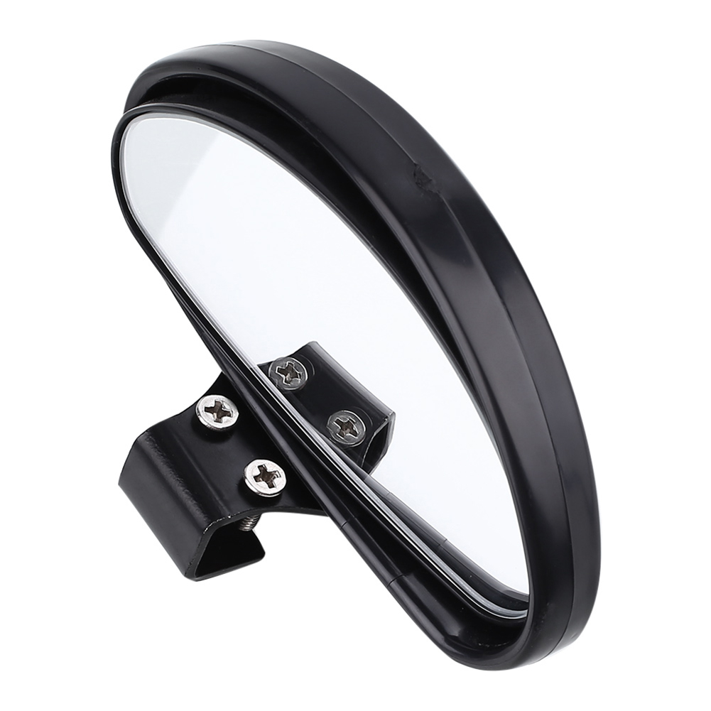 Convex Clip On Half Oval Rearview Blind Spot Mirror For Car Auto