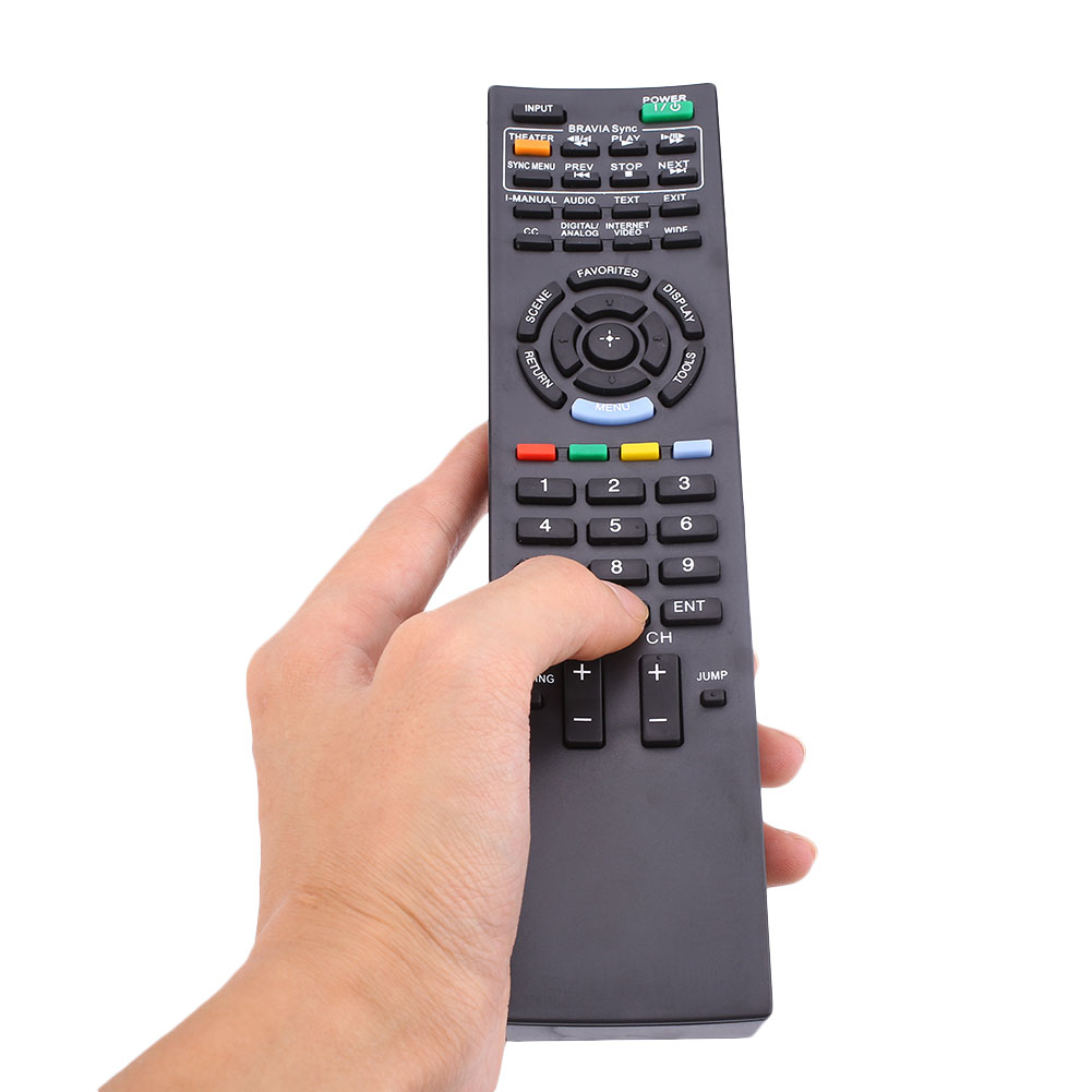 Black RMED022 Remote Control Buttons Battery Operated Replacement For