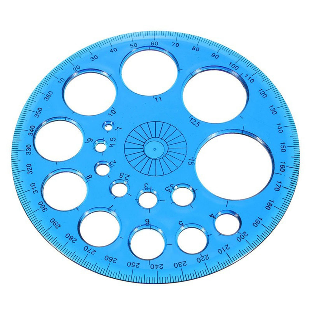 66aa multifunctional 360 degree angle measuring template full circle