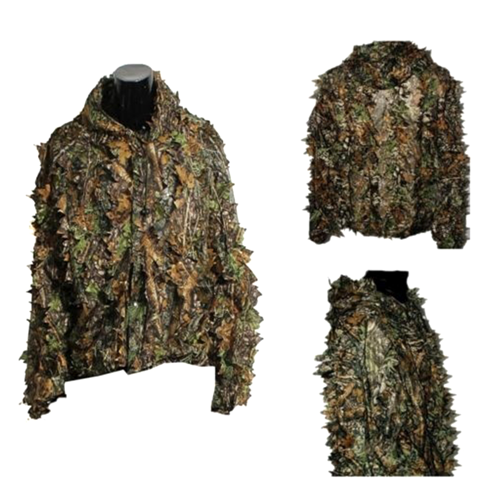 5PCS Nitehawk Children Woodland Camo Camouflage Hunting 3D Ghillie Burlap Suit 