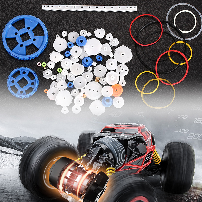 01C2 Plastic Gear Cog Wheel Student Toys Toy Motor Create Gearbox Shaft
