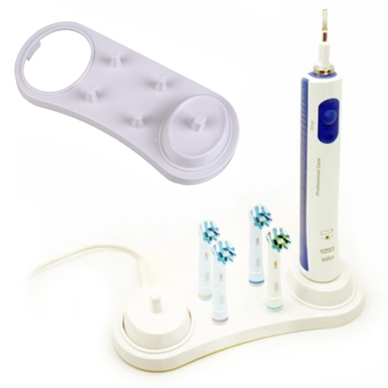 A01F White ABS Clear Electric Cosy Toothbrush Head Holder Stand For