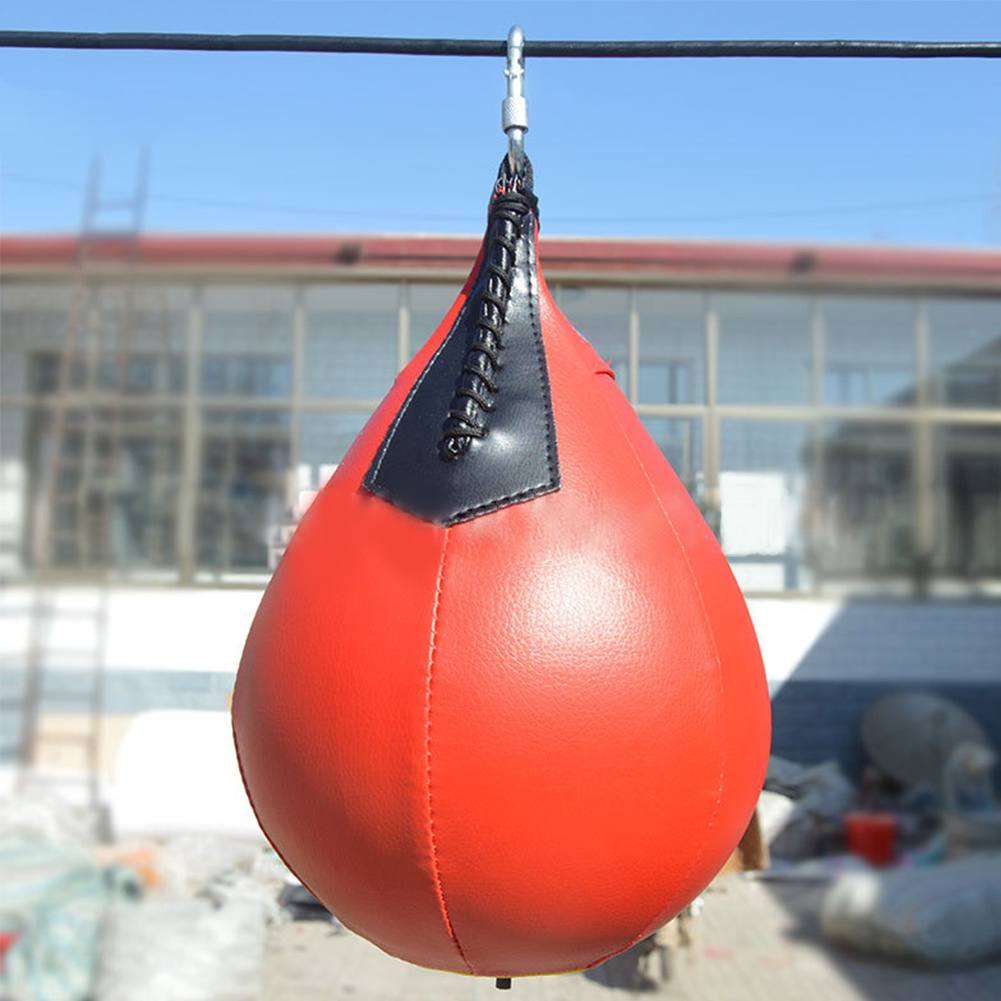 Newest Speed Bag Boxing Pear Speedbag Taekwondo Muay Thai Training Equipment NEW | eBay