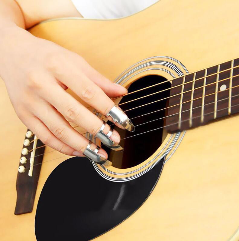 EFAA 3PCS Finger Picks Guitar Plectrums Dobro Or Banjo Pick Set