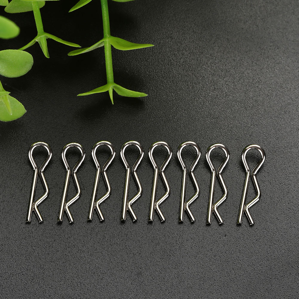 D404 5F4B 8Pcs WLTOYS Remote Control R Shaped Body Clips For A949 A969 Universal 