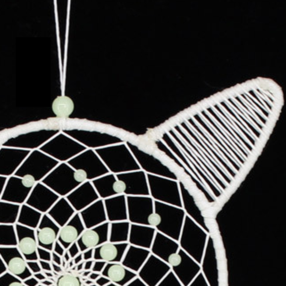 D4F0 Luminons Dream Catcher Cat Shape Hollowing out Wind Chimes