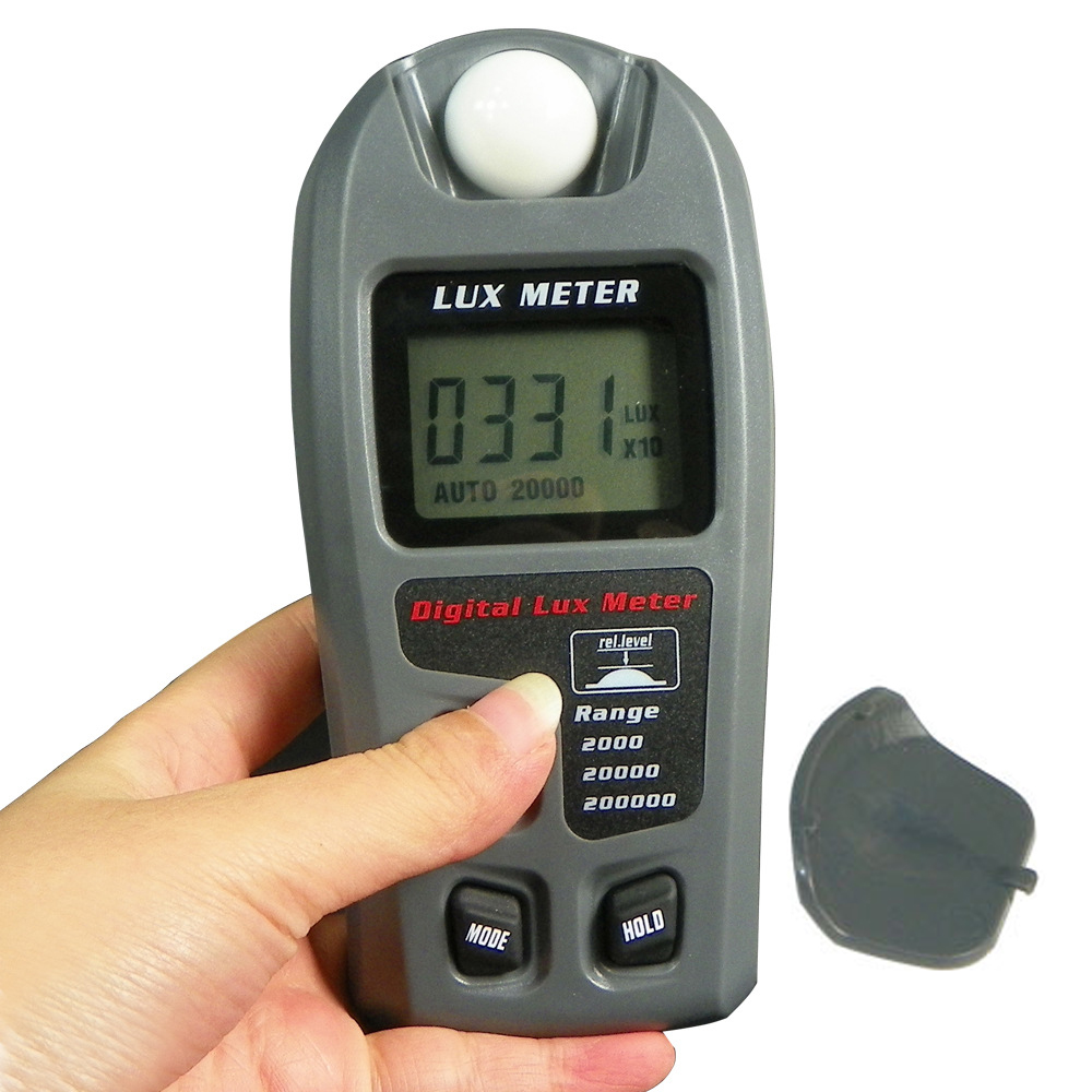 digital light meter luxmeter lux/fc photometer te